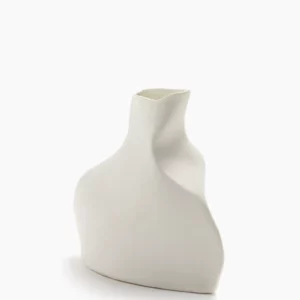 FLOWER VASE BLANC