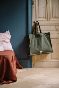 GRAND SAC CABAS - VERT CÂPRE – Image 2