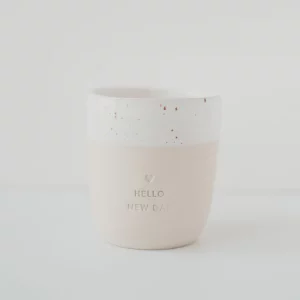 Gobelet en grès Hello New Day – Image 3