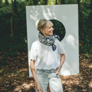 FOULARD LATIKA "COEUR"  ORAGE – Image 3