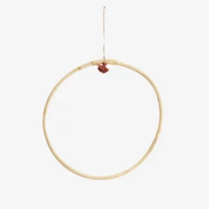 Cercle en bambou à suspendre - Diamètre 30 cm