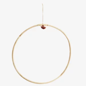 Cercle en bambou à suspendre - Diamètre 40 cm