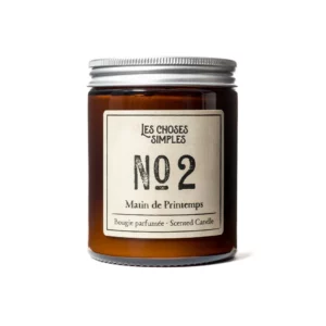 Bougie M N°2 "MATIN DE PRINTEMPS"