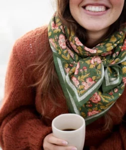 FOULARD VERT MOLDAVE – Image 6