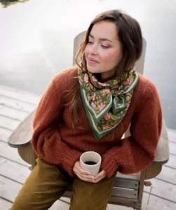 FOULARD VERT MOLDAVE – Image 5