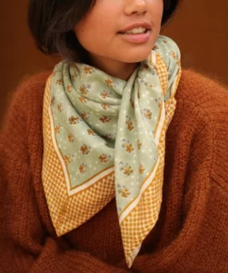 FOULARD NUMA TILLEUL – Image 4