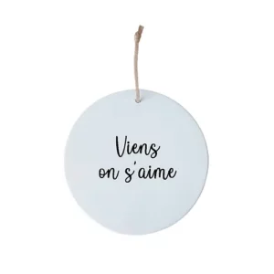 MEDAILLON "VIENS ON S'AIME" doré