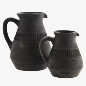 VASE EN EN TERRE CUITE NOIR – Image 2
