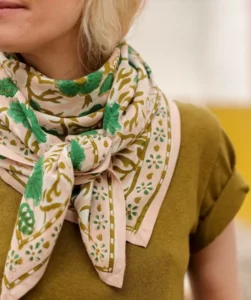 FOULARD MARISOL ROSE – Image 3