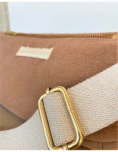 Sac Banane En Coton Léo - Camel – Image 3