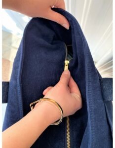 Sac Weekend Lilly - Bleu Indigo – Image 3