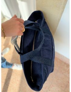 Sac Weekend Lilly - Bleu Indigo – Image 6