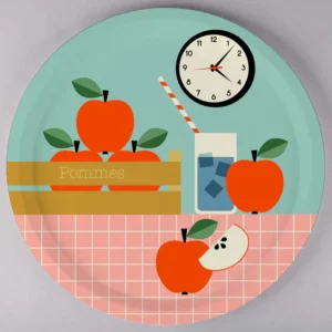 Plateau rond en bois - GOÛTER  Les Petits Yéyés