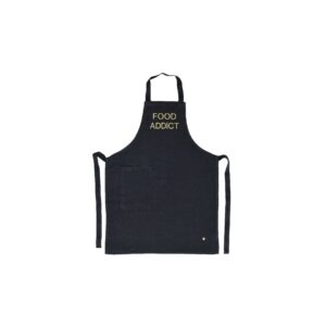 TABLIER ENFANT LIN ET COTON MARCEL "CAVIAR"