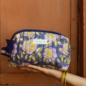 "MIMI" LA PETITE TROUSSE DE TOILETTE BLEU