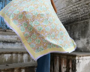 FOULARD N°113 BLEU CIEL – Image 7