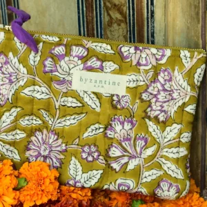 PETITE POCHETTE "LADY MUST HAVE" CARTHAGE KAKI ROSE