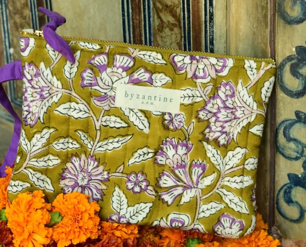 PETITE POCHETTE "LADY MUST HAVE" CARTHAGE KAKI ROSE