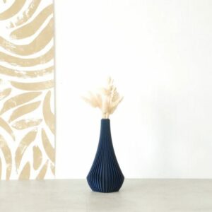 VASE AILETTES SMALL BLEU