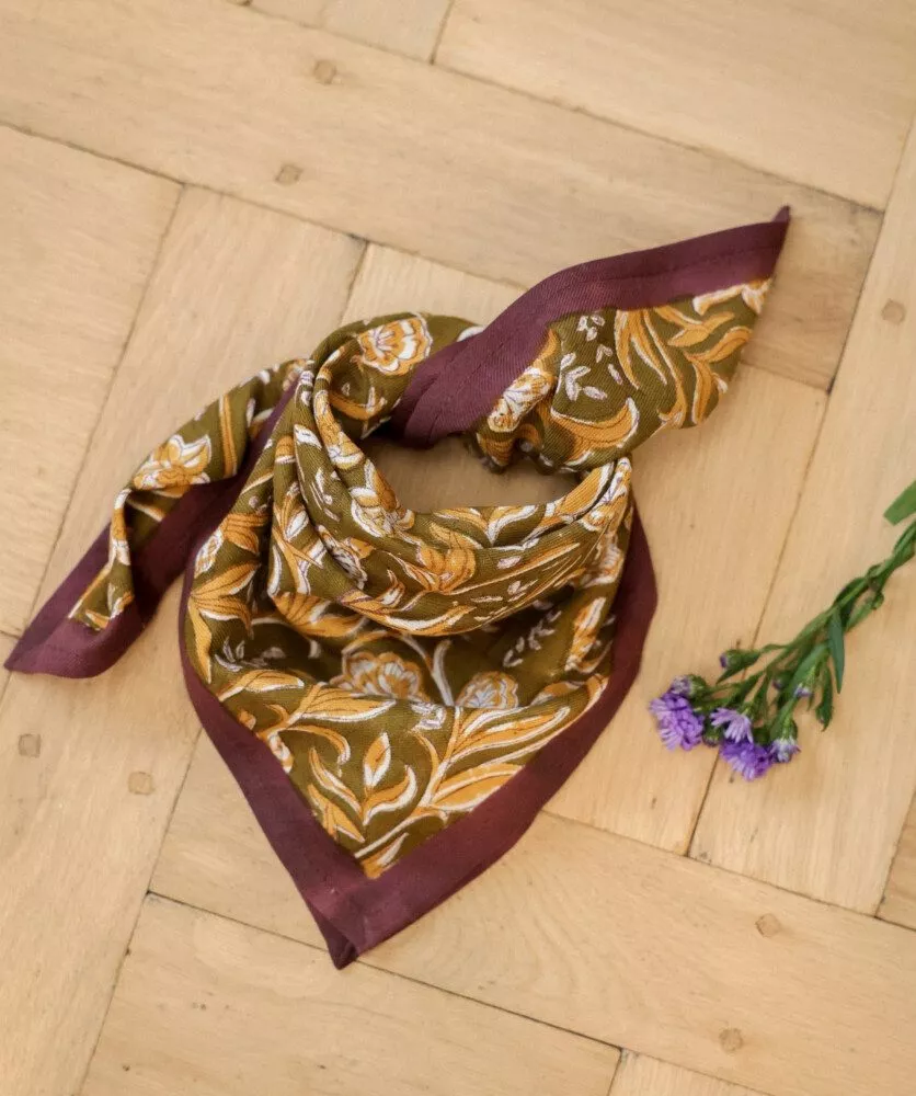 FOULARD ELORA KAKI