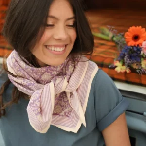 FOULARD ANJALI LILAS
