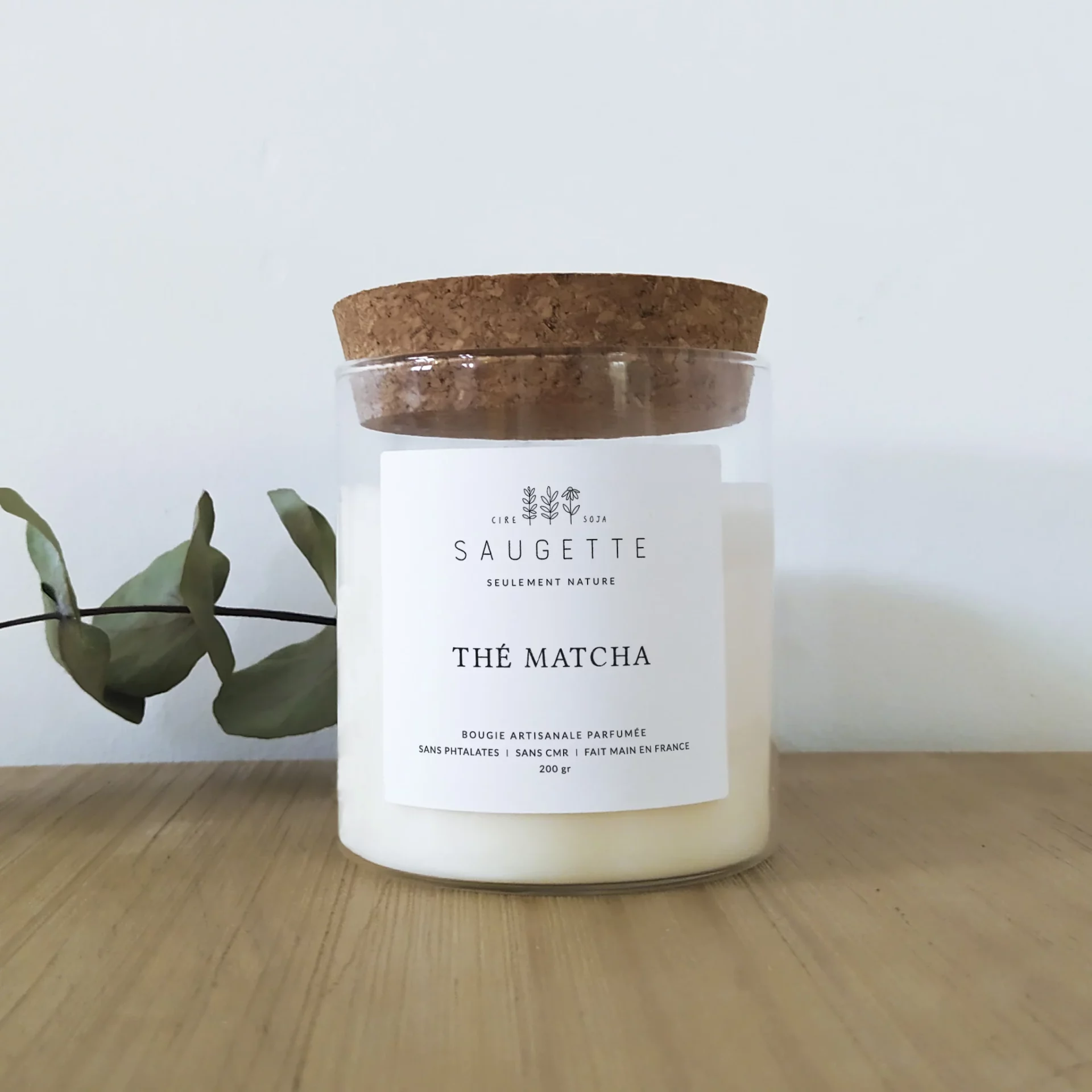 BOUGIE 200 gr "THE MATCHA" – Image 3