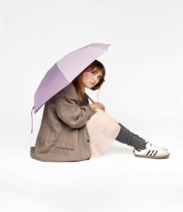 Mini parapluie lilas – micro & solide – OLYMPE – Image 3
