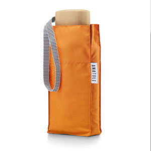 Mini parapluie orange – micro & solide – AUGUSTE
