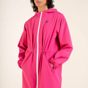 AMELOT CLASSIQUE - IMPERMÉABLE LONG - Cerise