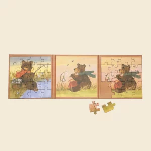 2 PUZZLES MAGNETIQUES - TEDDY BEAR