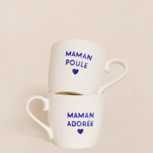 LE MUG MAMAN ADOREE - BLEU