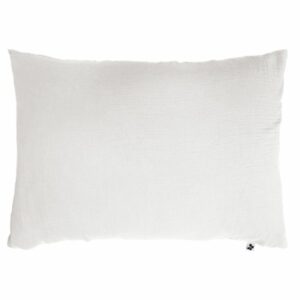 Taie d’oreiller 50 x 70 cm Gaze de coton unie GAÏA Chantilly