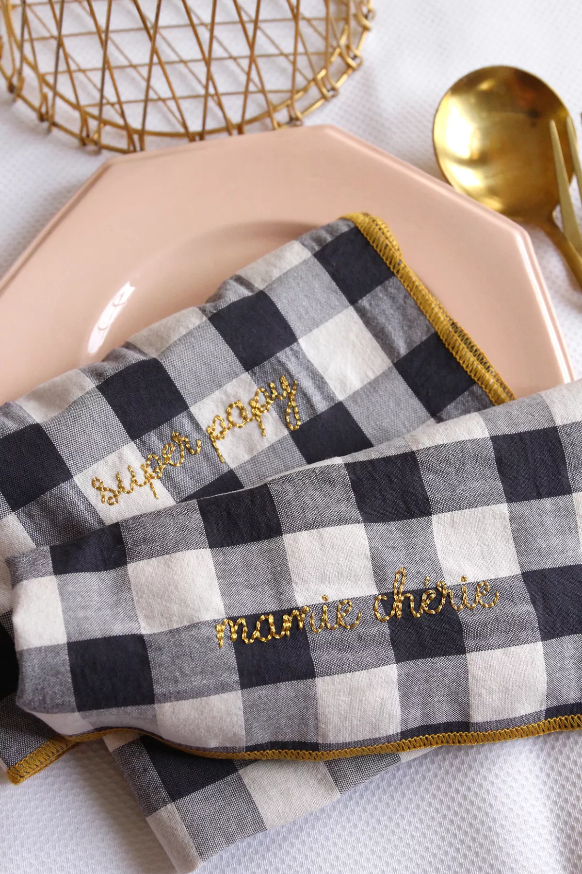 SERVIETTE DE TABLE RÉGLISSE Mamie chérie – Image 3