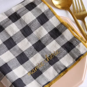 SERVIETTE DE TABLE RÉGLISSE Mamie chérie