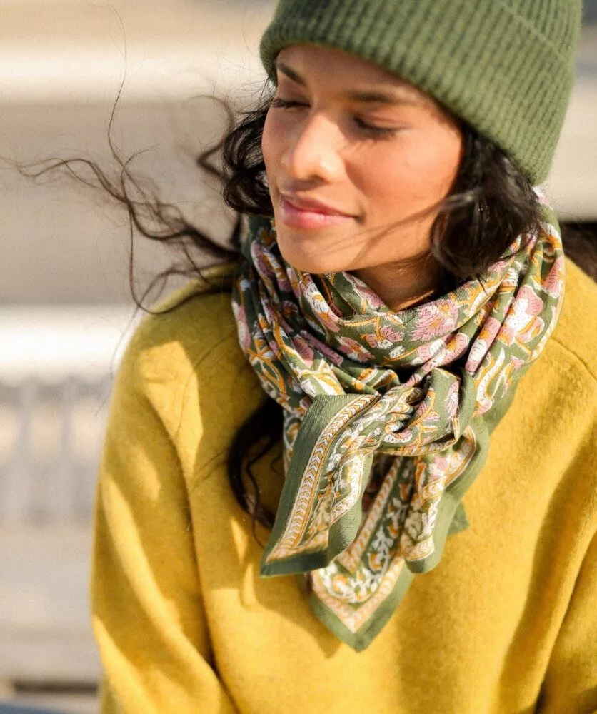 FOULARD GRAND FORMAT Jaya kaki – Image 3