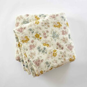 Bout de lit 90 x 200 cm Gaze de coton imprimée ADELE