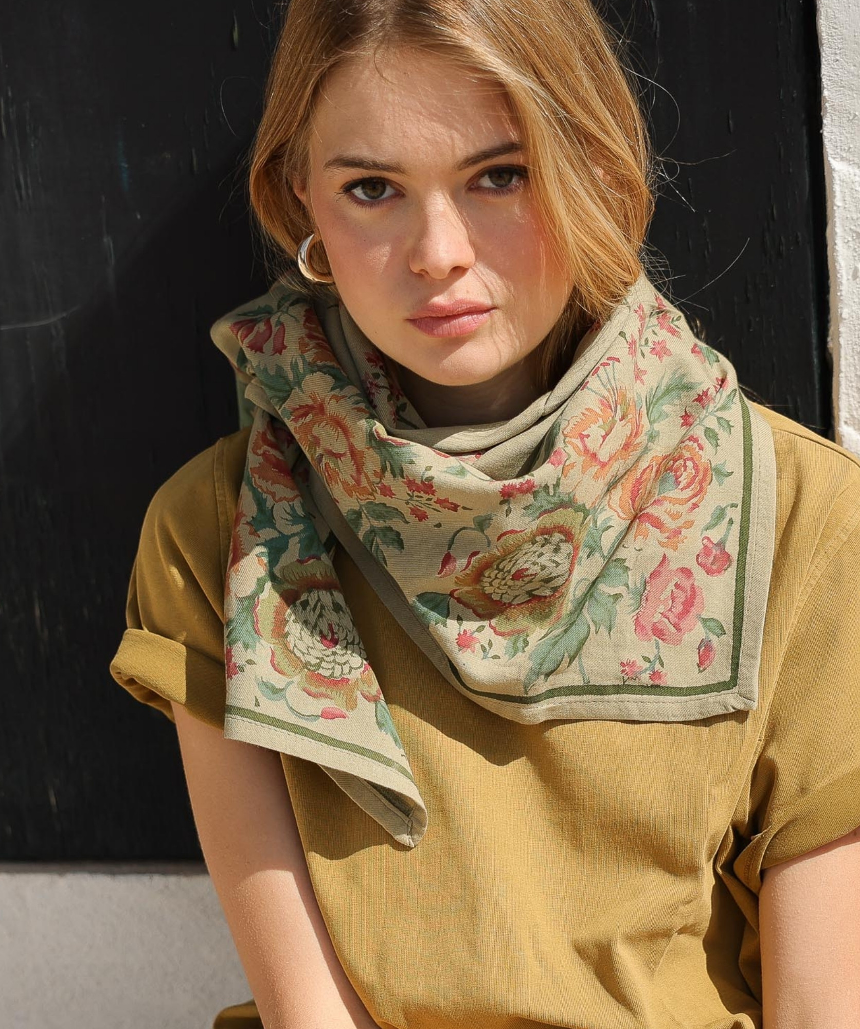 FOULARD GRAND FORMAT Jeanet Amande – Image 5