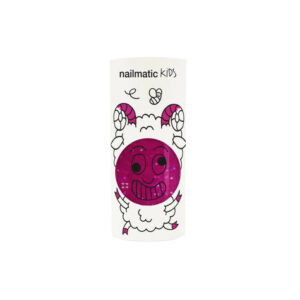VERNIS ENFANT À BASE D'EAU Sheepy - vernis framboise transparent pailleté