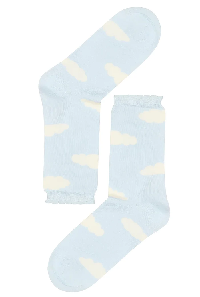 CHAUSSETTES COTON BIO NUAGES