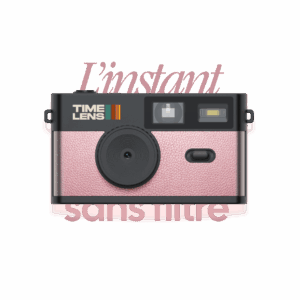 APPAREIL PHOTO TIMELENS® POP EDITION 80'S PINK GOLD