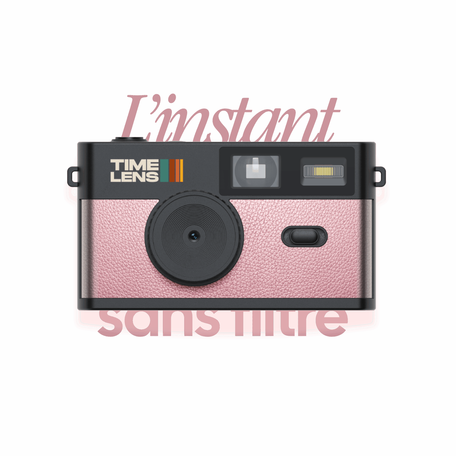 APPAREIL PHOTO TIMELENS® POP EDITION 80'S PINK GOLD
