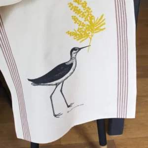 TORCHON DE CUISINE Sérigraphie - Mimosa