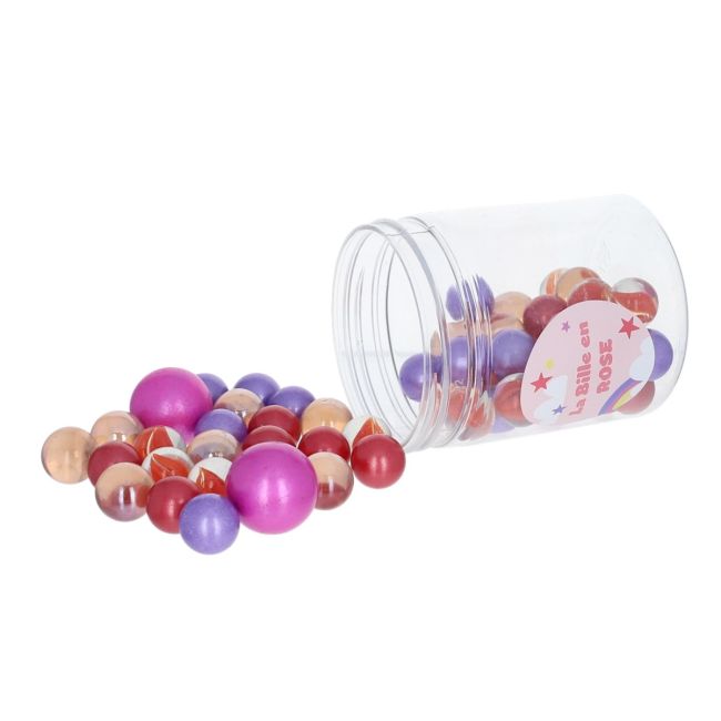 Boîte de 54 billes La bille en rose – Image 2