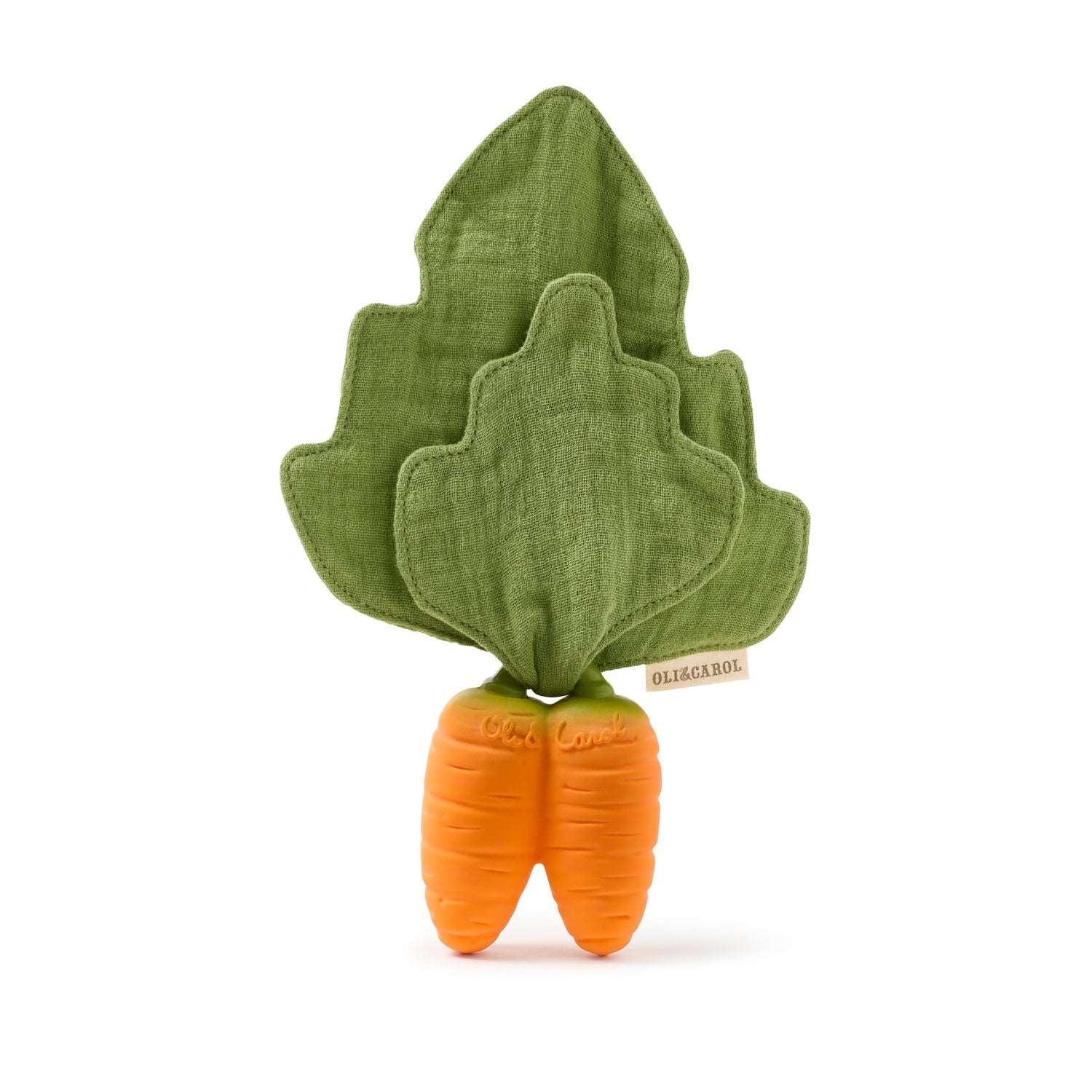 Cathy the Carrot Mini Doudou-Anneau Dentition Bébé – Image 2
