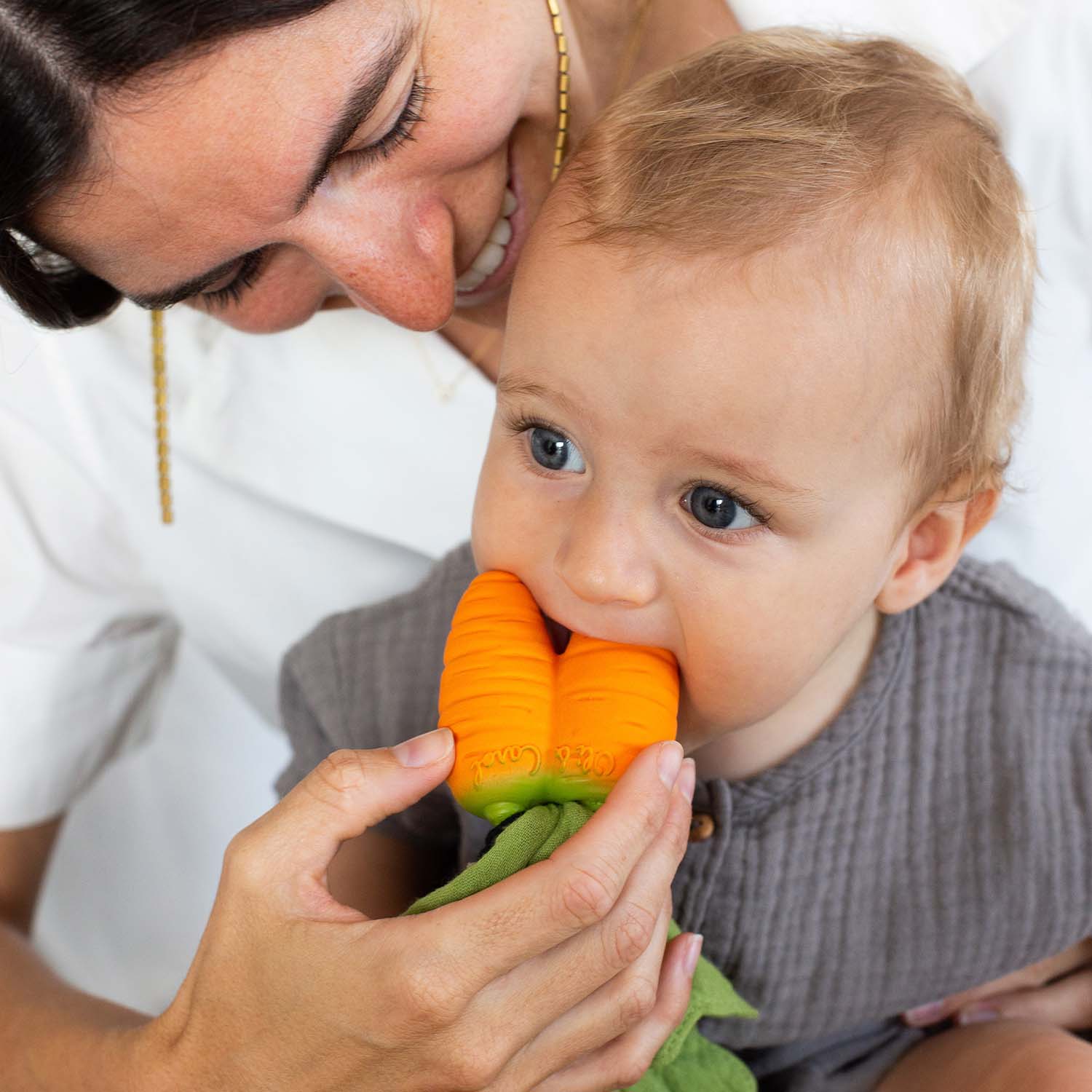 Cathy the Carrot Mini Doudou-Anneau Dentition Bébé – Image 4