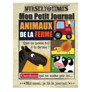 LIVRE BÉBÉ EN TISSU LES ANIMAUX DE LA FERME (DÈS 3 MOIS)