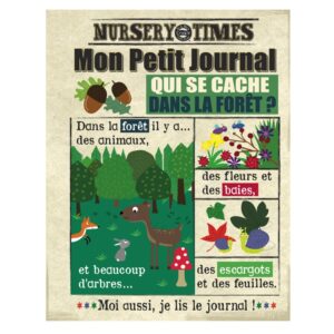 LIVRE BÉBÉ EN TISSU QUI SE CACHE DANS LA FORET (DÈS 3 MOIS)