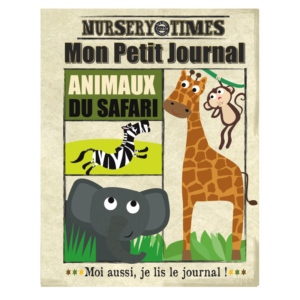 LIVRE BÉBÉ EN TISSU ANIMAUX DU SAFARI? (DÈS 3 MOIS)