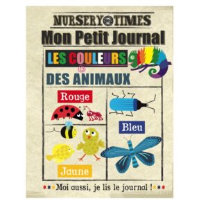 LIVRE BÉBÉ EN TISSU LES COULEURS (DÈS 3 MOIS)