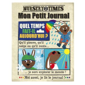 LIVRE BÉBÉ EN TISSU QUEL TEMPS FAIT IL? (DÈS 3 MOIS)